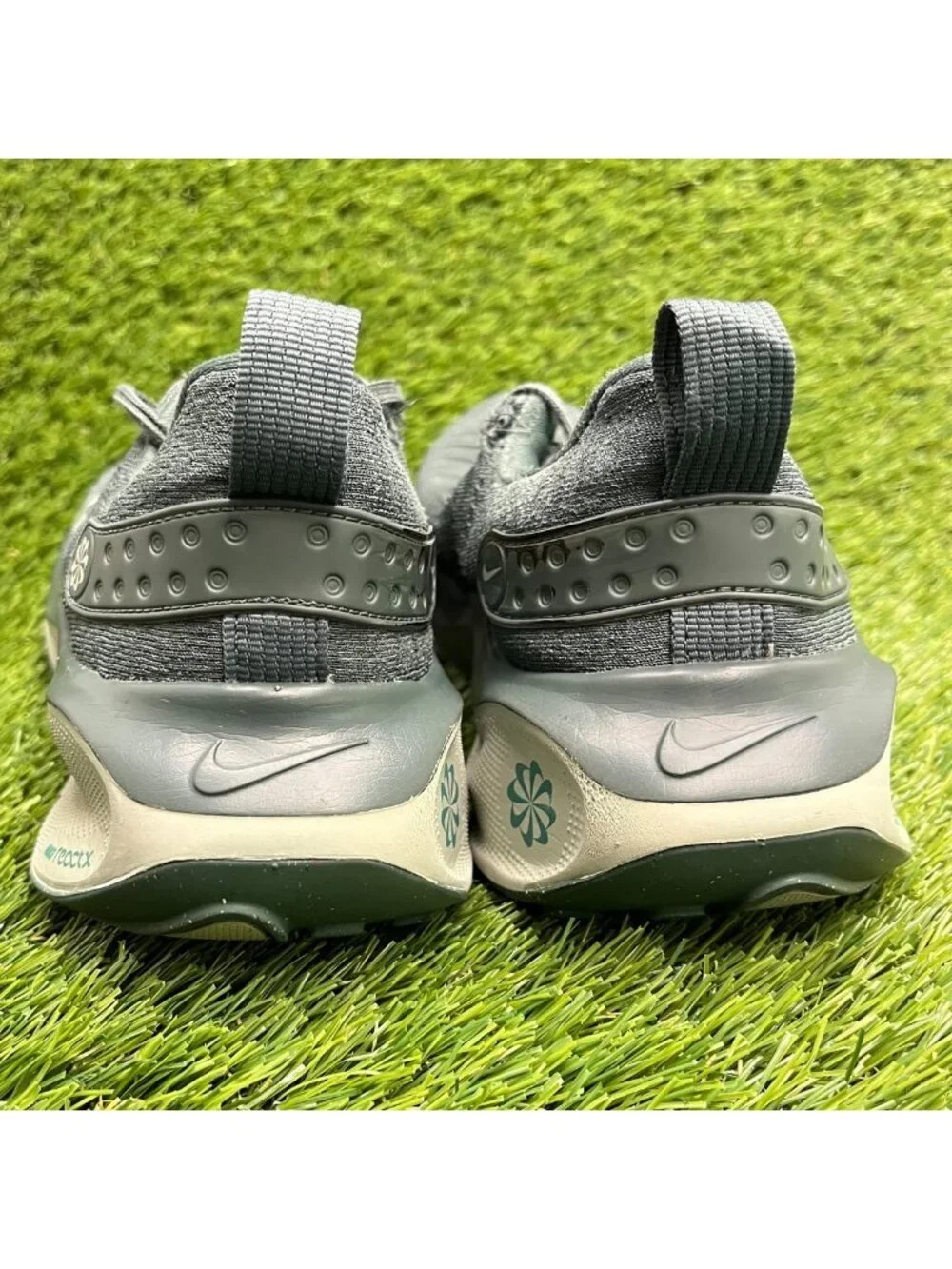Nike ReactX Infinity Run 4 Vintage Green Womens Size 9.5 Running Shoes Sneakers